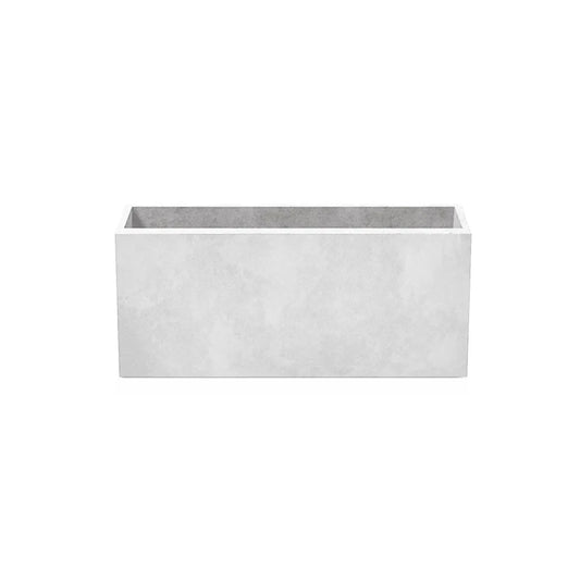 Outdoor Concrete Planters - Rectangle 30x100x40 cm on white background Decormania.eu