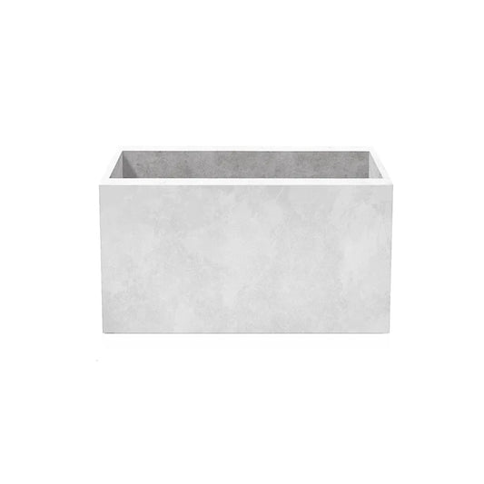 Outdoor Concrete Planters - Rectangle 50x100x50 cm on white background Decormania.eu