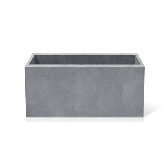 Outdoor Concrete Planters - Rectangle 50x120x50 cm on white background Decormania.eu