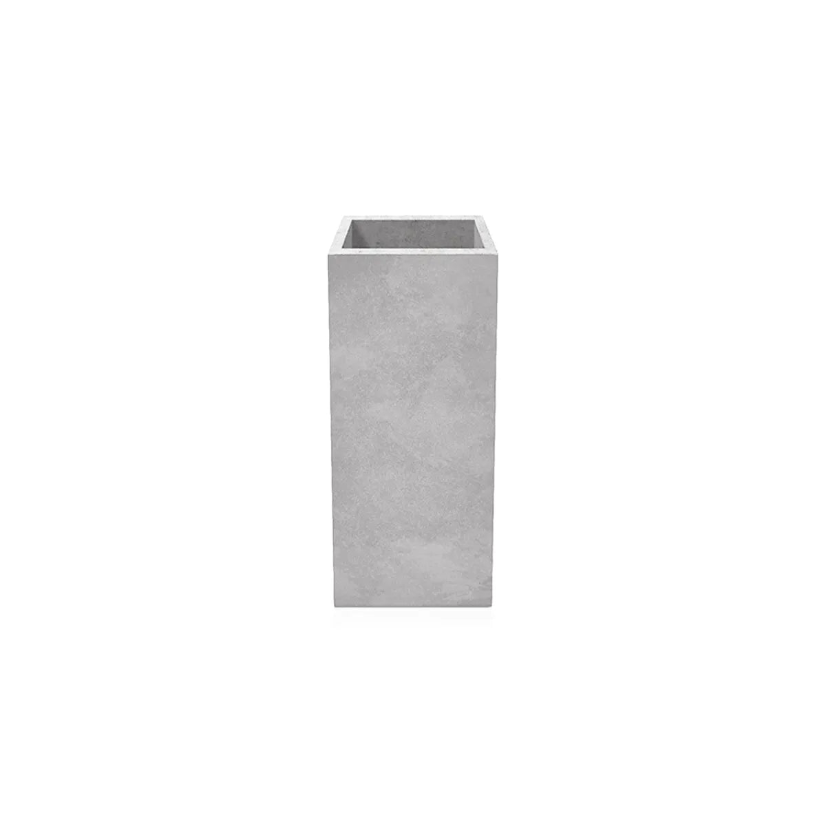Outdoor Concrete Planters - Square 30x30x70 cm on white background Decormania.eu