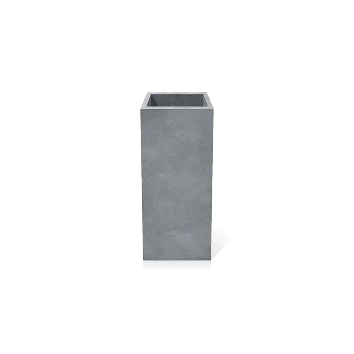 Outdoor Concrete Planters - Square 30x30x70 cm on white background Decormania.eu