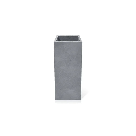 Outdoor Concrete Planters - Square 30x30x70 cm on white background Decormania.eu